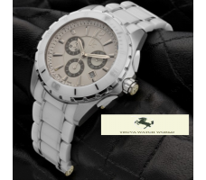 HK1336 GUESS COLLECTİON X76001G1S BEYAZ GÜMÜŞ ERKEK SAATİ